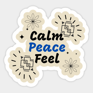 Calm Peace feel Sticker